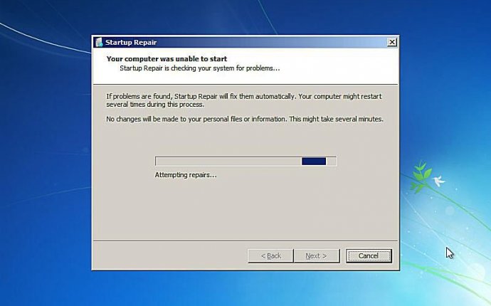 Repair Windows 7 Using the Startup Repair Tool